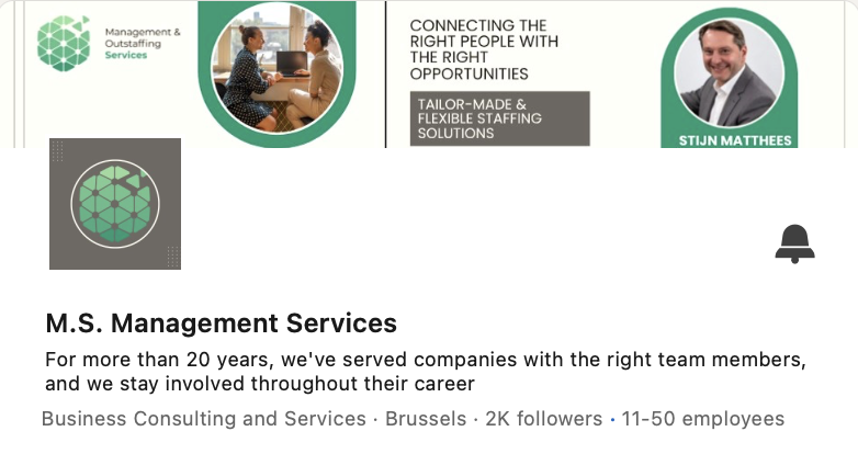The M.S. Management Services LinkedIn page